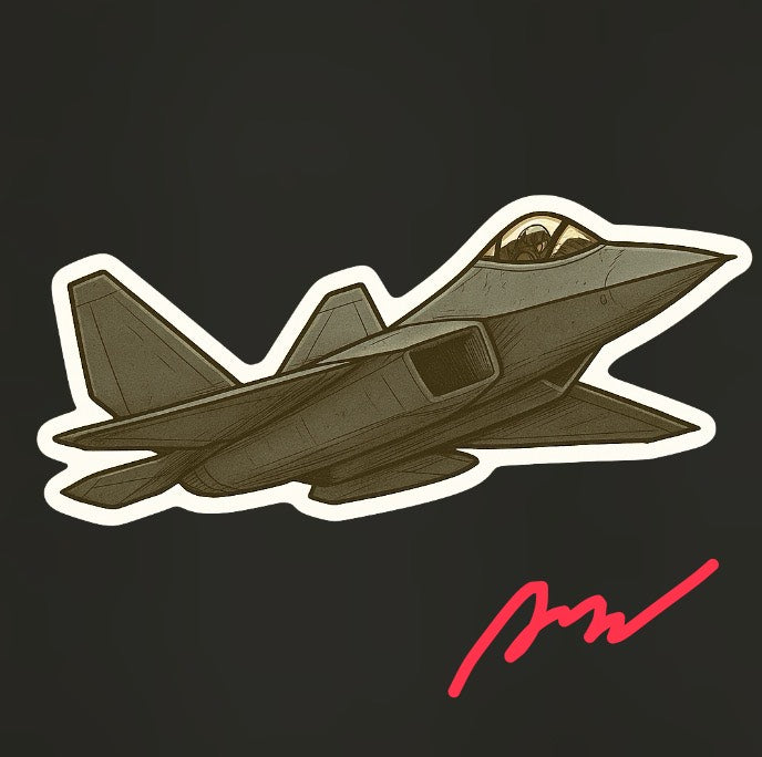RBF現貨 YF-23 10CM STICKER 貼紙 S10-YF23 全球免運