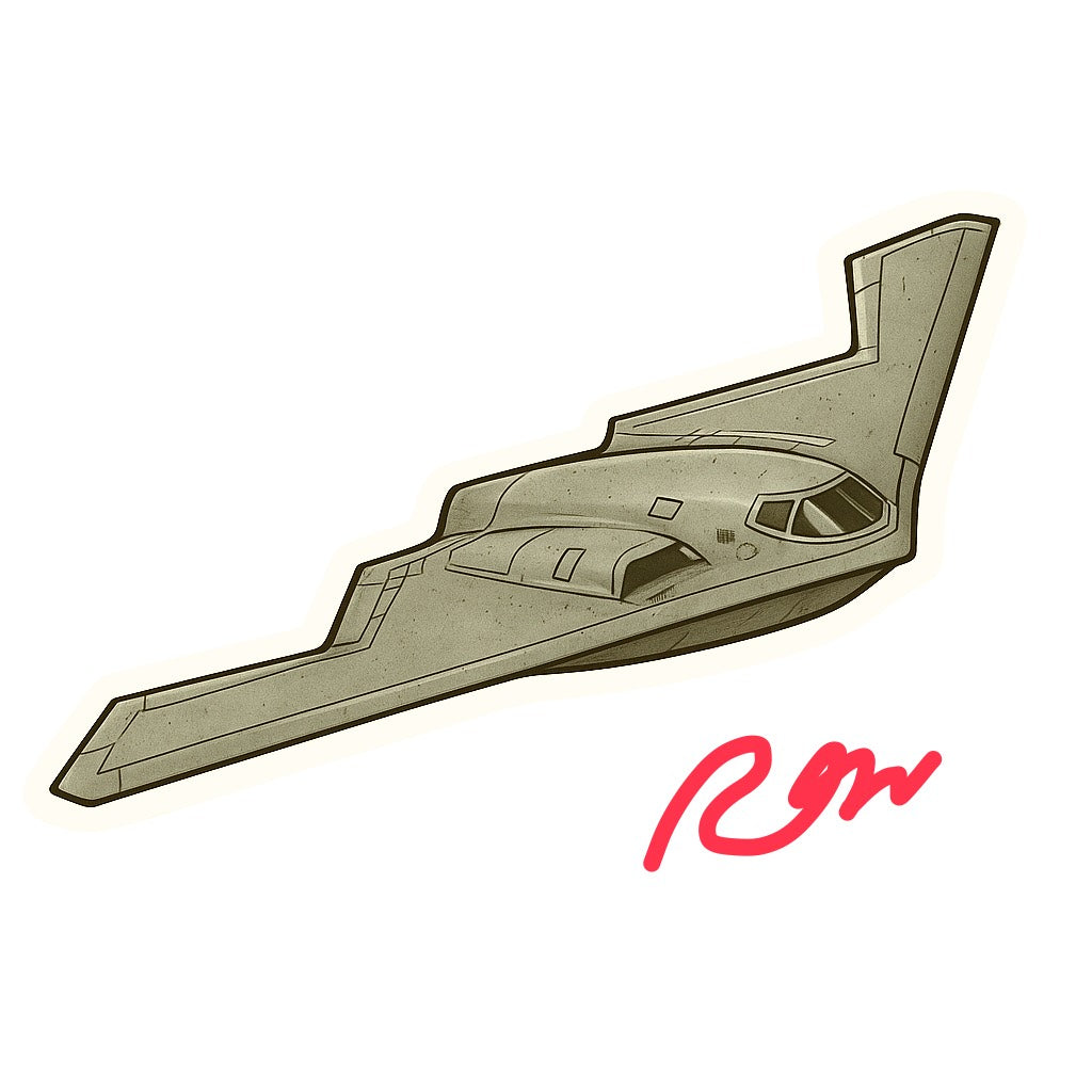 RBF B-21 10CM STICKER S10-B21