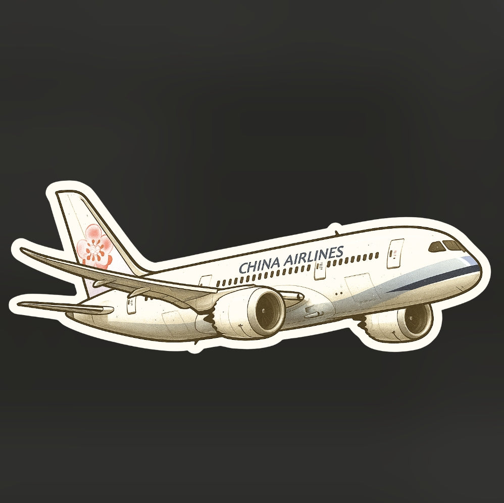 RBF現貨 CHINA AIRLINES 787 10CM STICKER 貼紙 S10-CI789 全球免運