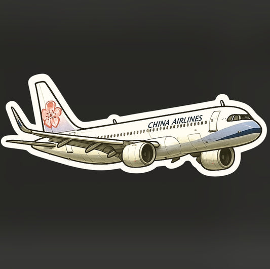 RBF CHINA AIRLINES A321 10CM STICKER S10-CI321