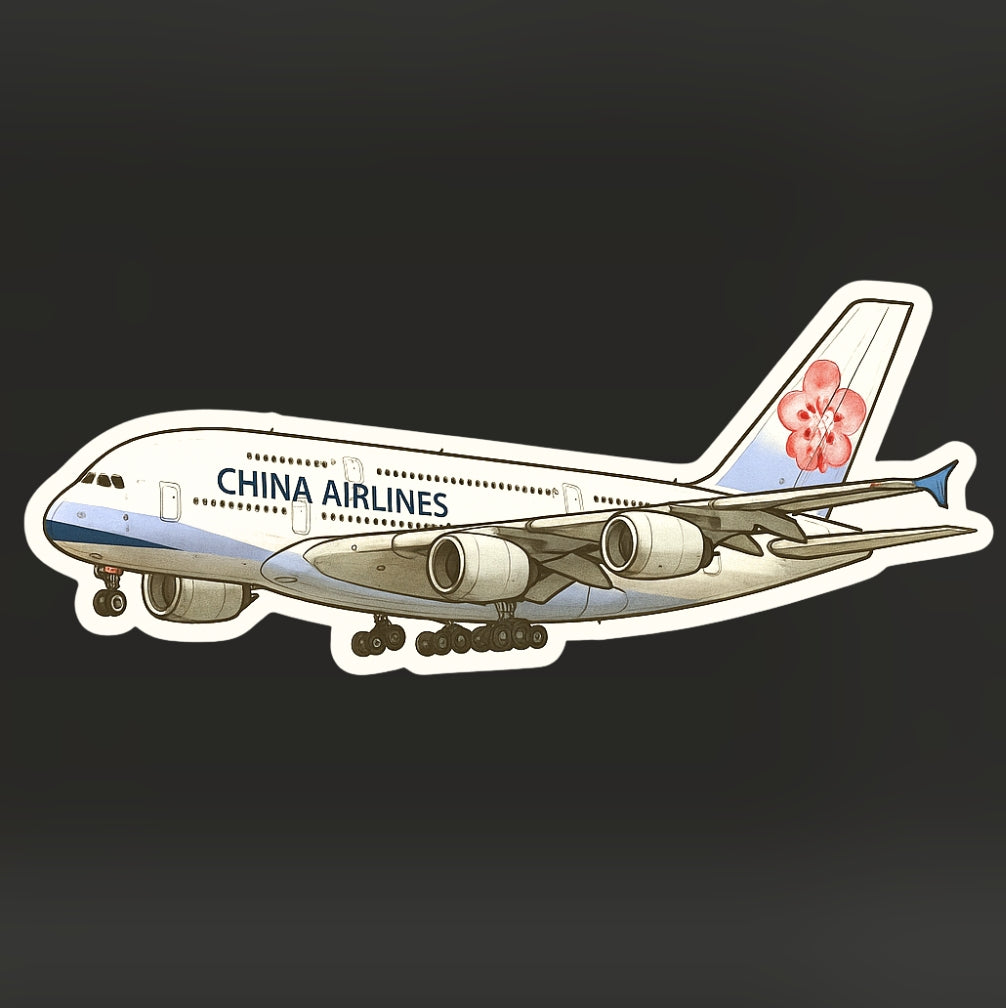 RBF CHINA AIRLINES A380 10CM STICKER S10-CI388