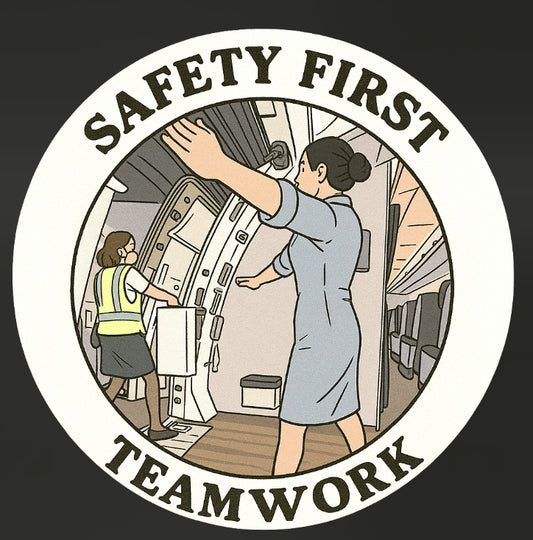 RBF SAFETY FIRST sticker 10cm S10-SFT