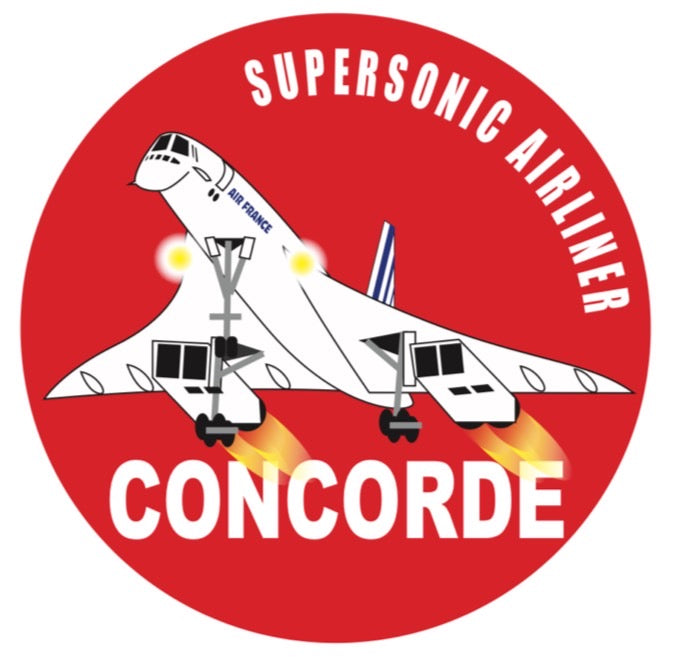 RBF現貨 CONCORDE 7CM STICKER 貼紙 S-C-CONC-AF 全球免運