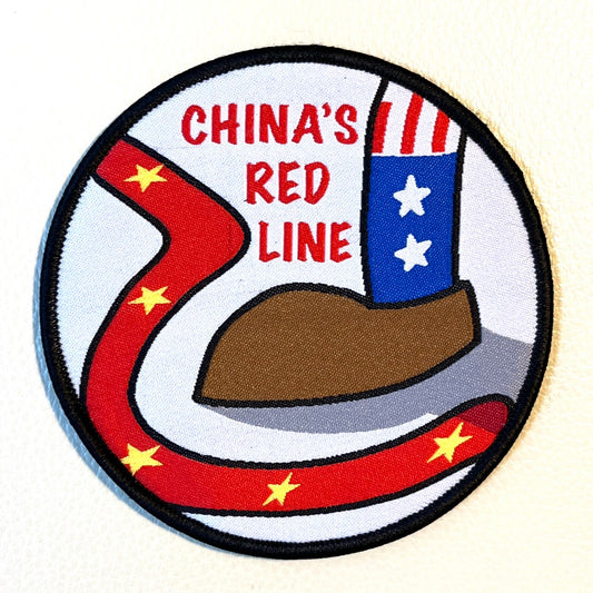 RBF CHINA S RED LINE 10CM PATCH ARM-CRL