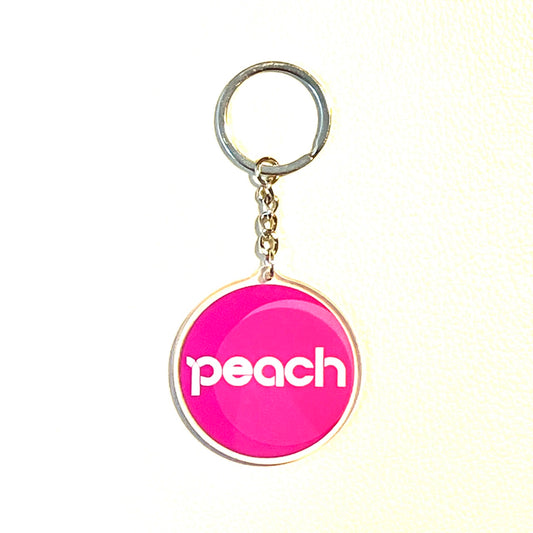 RBF PEACH Plastic key chain 5cm KR5-MM