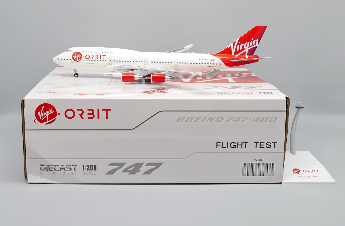RBF JC 1/200 Virgin Orbit 747-400 Flight Te XX20281