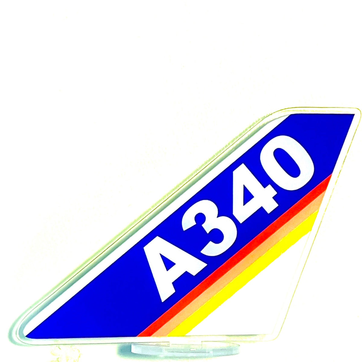 RBF絕版 A340 Plastic tail 12x16cm 飛機尾翼 A1216-T-A340 全球免運