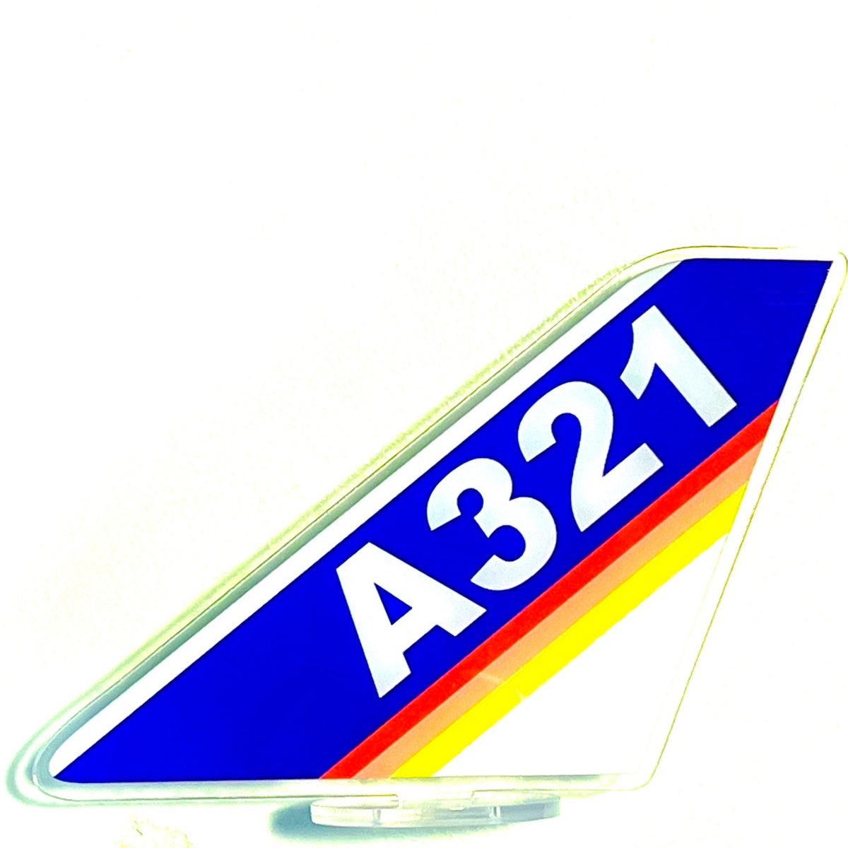 RBF A321 Plastic tail 12x16cm A1216-T-A321