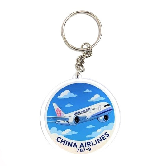 RBF CHINA AIRLINES 787 key ring 5cm K5-CAL789
