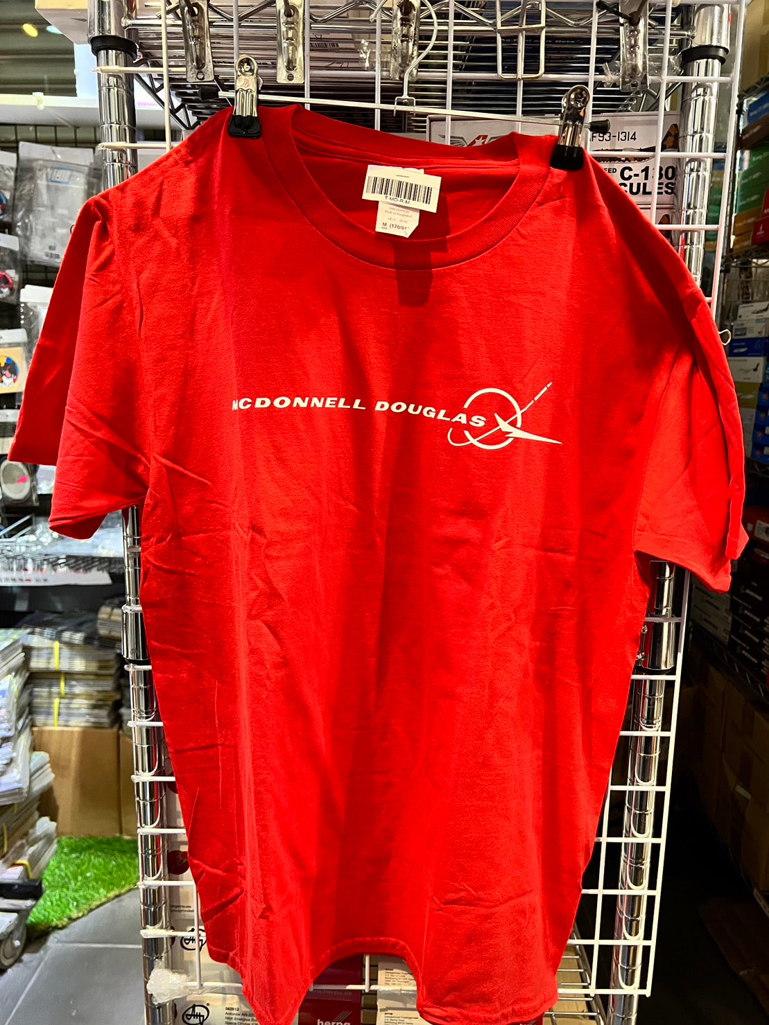 RBF MCDONNELL DOUGLAS T-SHIRT RED L T-MD-R-L