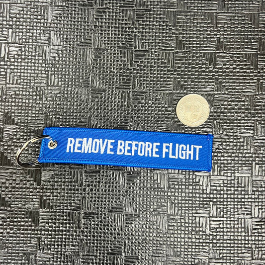 RBF REMOVE BEFORE FLIGHT KEY RING K-BLRF