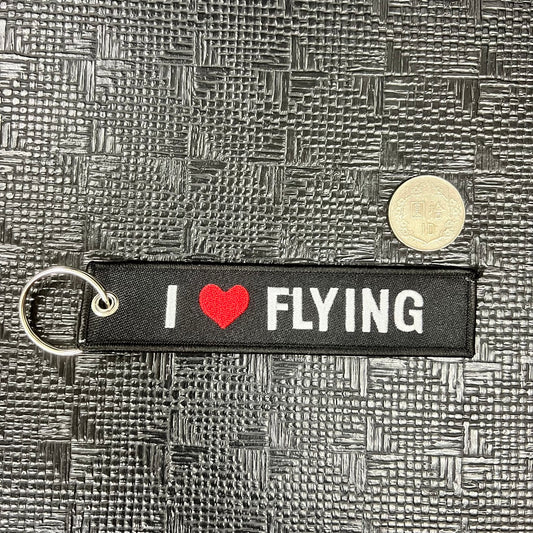 RBF I LOVE FLYING KEY RING K-IF