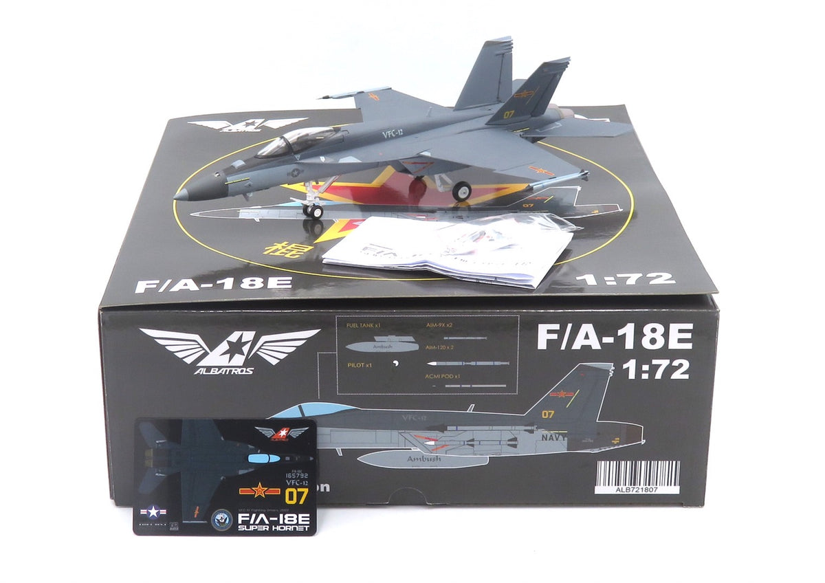 RBF ALB 1:72 F/A-18E USN VFC-12 Aggressor ALB721807