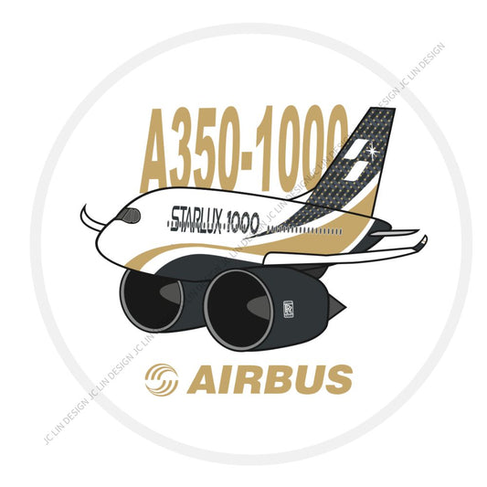 RBF STARLUX A350 sticker 7cm S-C-35K-JX