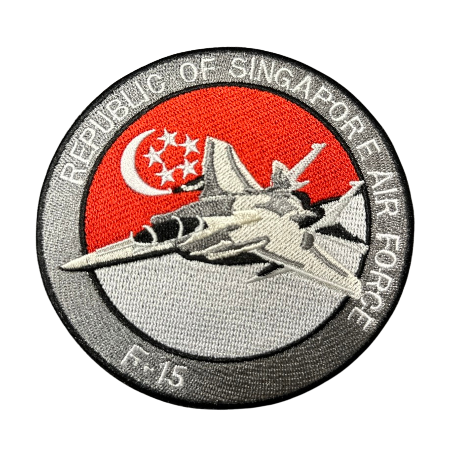 RBF Singapore Air Force F-15 Patch 10cm ARM-RSAF15
