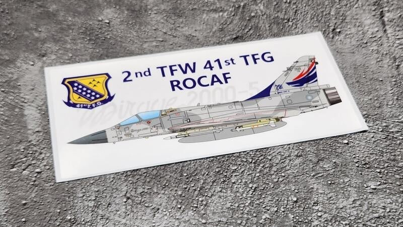 RBF Mirage 2000 41st TFG PVC sticker S30-M2K41B