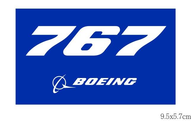 RBF 現貨 BOEING 767 9.5X5.7CM STICKER 貼紙 S-B767 全球免運