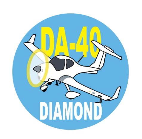 RBF DIAMOND DA-40 7CM STICKER S-C-DA40