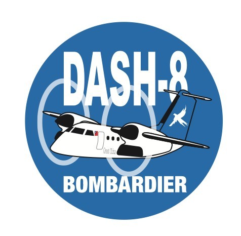 RBF現貨 GREAT CHINA DASH-8 7CM STICKER 貼紙 S-C-DH8-GCA 全球免運