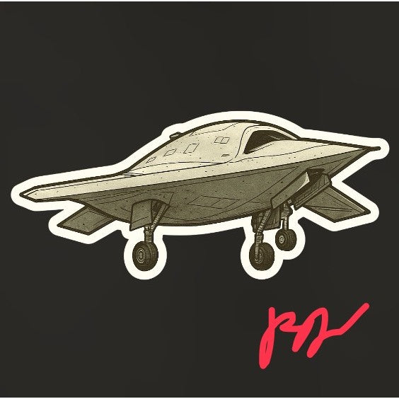 RBF X-47 10CM STICKER S10-X47